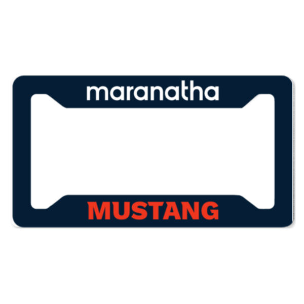 Aluminum License Plate Frame - Sublimated Logo Thumbnail