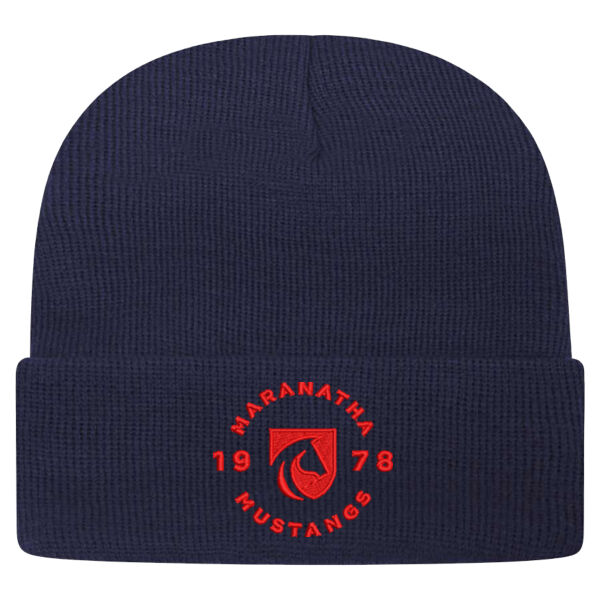 Cap America - USA Made 12" Cuffed Beanie - Embroidered Logo Thumbnail