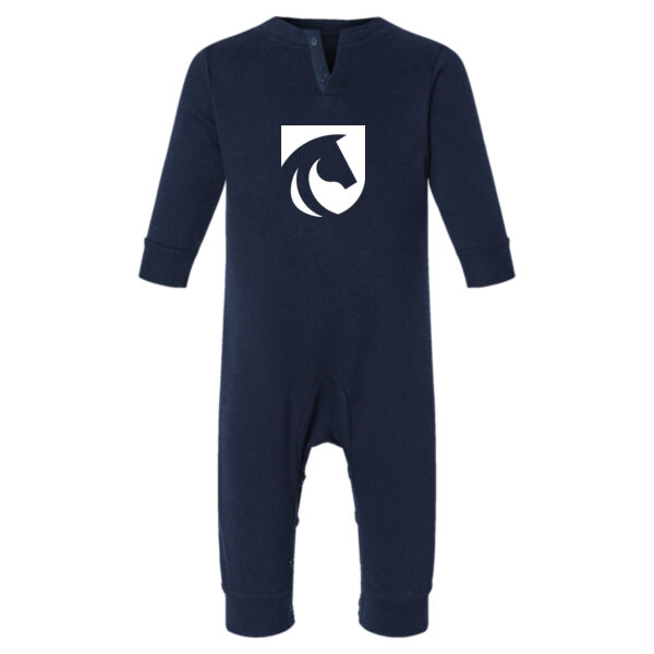 Rabbit Skins - Infant Fleece One-Piece - Printed Logo Thumbnail